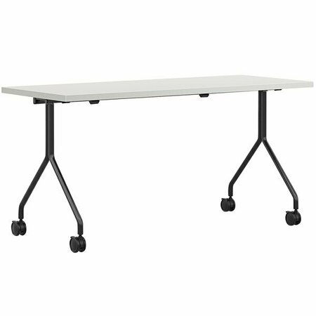 HON Between 60'' x 24'' x 29'' Silver Mesh Laminate Nesting Table 329HONPT246